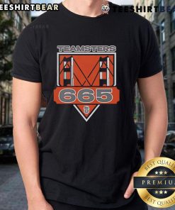 Original Teamsters Local 665 T-Shirt featuring classic logo design, perfect for union supporters and collectors.
