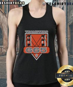 Original Teamsters Local 665 tank top featuring bold logo design for union pride and stylish comfort.