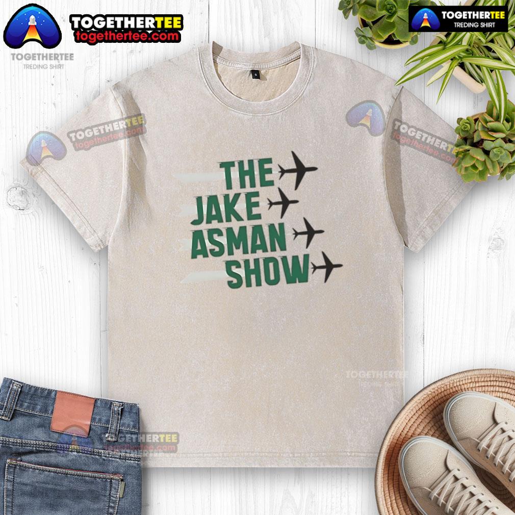 Original The Jake Asman Show Flight Washed T Shirt Original Jake Asman Show Flight Washed T-Shirt in soft cotton, featuring a unique design perfect for fans.