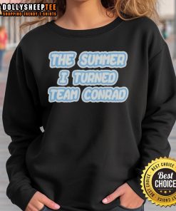 Alt Text: Original Summer I Turned Team Conrad SS3 Sweatshirt in stylish design, perfect for fans of the popular series.