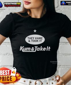 Original They Came And Took It Ladies Tee featuring a unique graphic design on a stylish women's t-shirt.