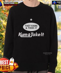 Original 'They Came And Took It' sweatshirt featuring bold graphic design, perfect for casual wear and showcasing Texas pride.