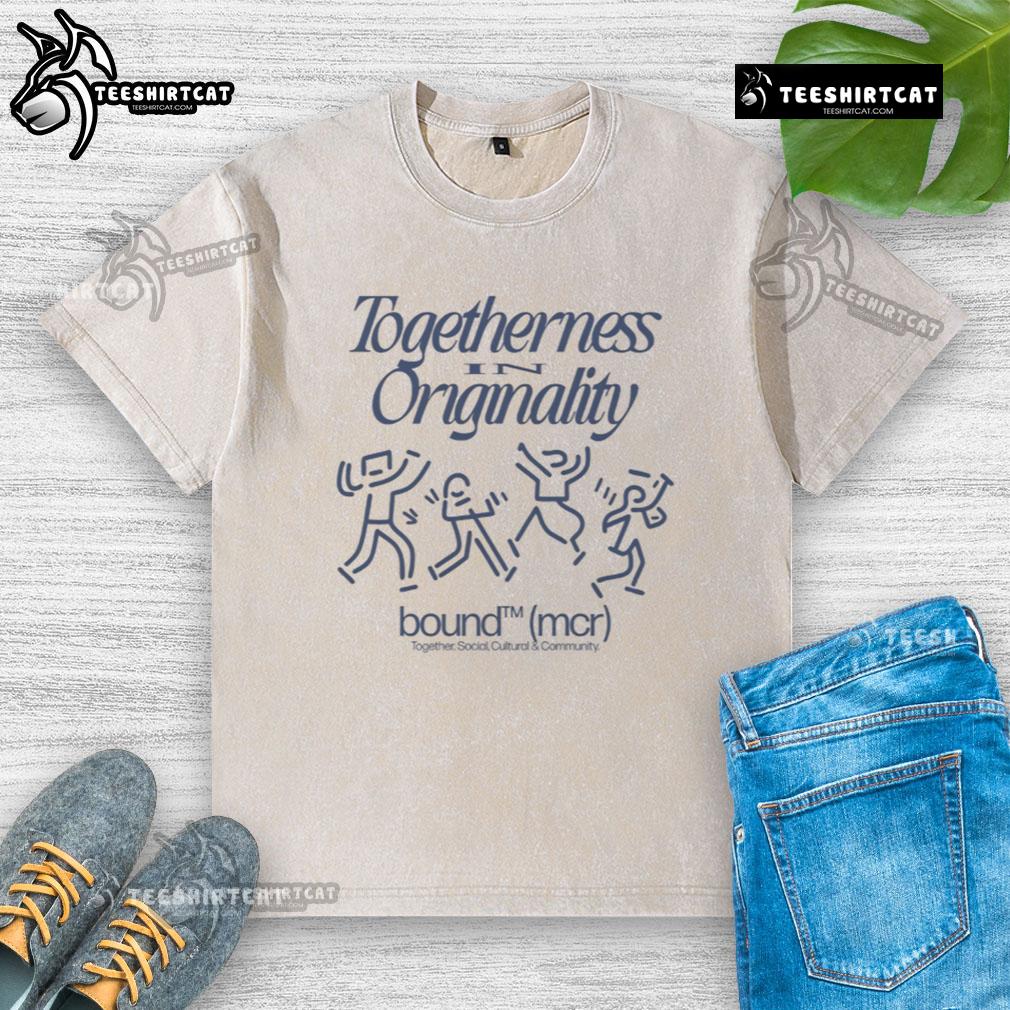 Original Togetherness Originality Bound Mcr Washed T Shirt Originality Bound MCR washed t-shirt showcasing unique design and vibrant colors, perfect for casual wear.