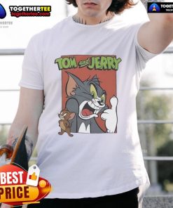 Original Tom and Jerry T-Shirt featuring classic cartoon characters in vibrant colors, perfect for fans and collectors.
