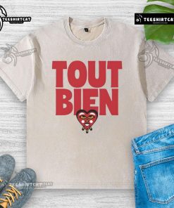 Original Tout Bien washed t-shirt featuring a relaxed fit and soft fabric in a stylish design for casual wear.
