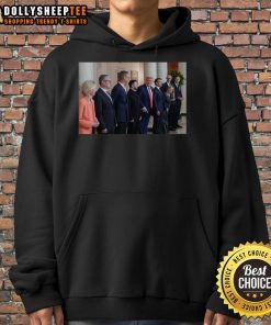 Original Trump Zelenskyy and European leaders meeting hoodie featuring key political figures in a stylish design.
