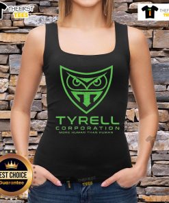 Original Tyrell Corporation 'More Human Than Human' tank top featuring a stylish design inspired by Blade Runner.