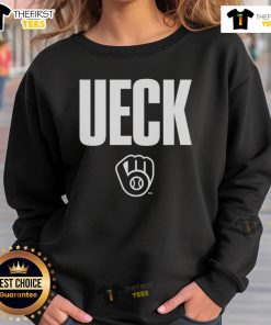 Original Ueck Milwaukee Brewers Bob Uecker sweatshirt featuring a vintage design, perfect for baseball fans and collectors.