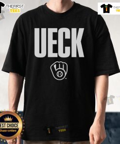 Original Ueck Milwaukee Brewers Bob Uecker T-Shirt featuring a vintage design celebrating the iconic broadcaster.
