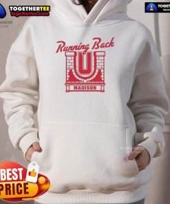 Original Wisconsin Badgers running back Madison hoodie featuring team colors and logo, perfect for fans and athletes.