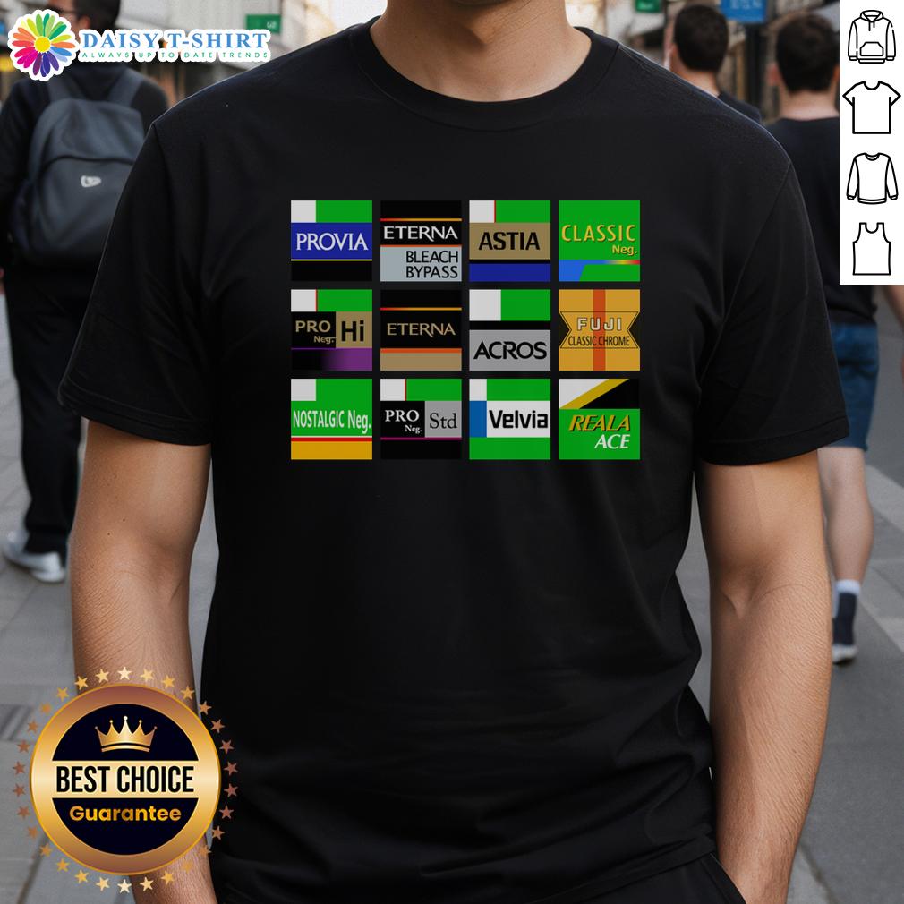 Premium 20 Years Of Film Simulations Medium 2025 T Shirt Premium 20 Years Of Film Simulations Medium 2025 T-Shirt featuring a stylish design for photography enthusiasts.