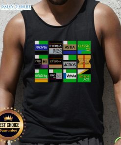 Premium 20 Years of Film Simulations Medium 2025 Tank Top, featuring stylish design and high-quality fabric for photography enthusiasts.