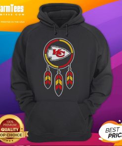 Alt Text: Premium 2025 Native American X Kansas City Chiefs football hoodie in vibrant colors, perfect for fans and collectors.