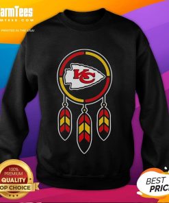 Premium 2025 Native American X Kansas City Chiefs football sweatshirt featuring vibrant colors and team logo.