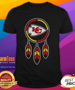 Alt Text: Premium 2025 Native American X Kansas City Chiefs football T-shirt featuring vibrant graphics and a comfortable fit.