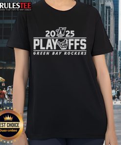 Premium 2025 Playoff Green Bay Rockers Ladies Tee in vibrant colors, perfect for fans and stylish game day attire.