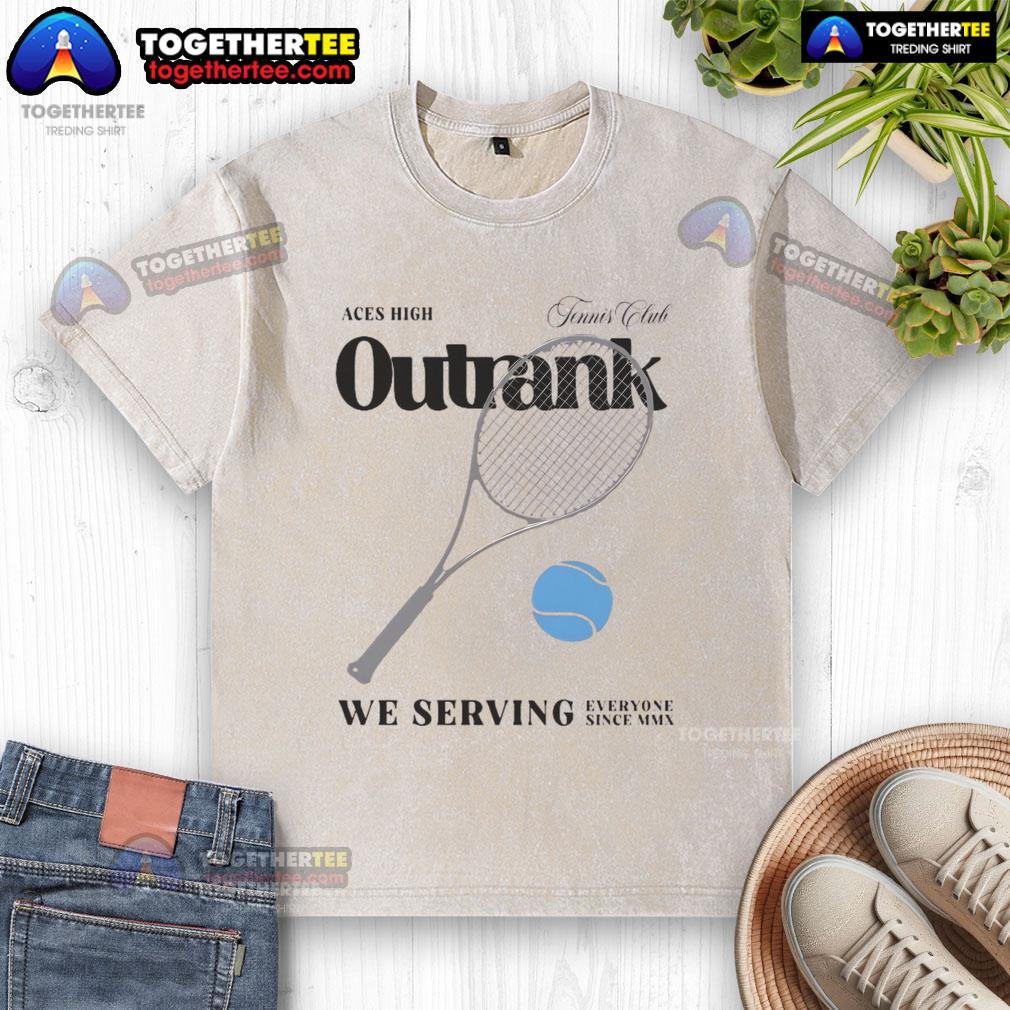 Premium Aces High Outrank We Serving Everyone Since Mmx Washed T Shirt Premium Aces High Outrank We Serving Everyone Since MMX washed t-shirt in a casual setting, showcasing its stylish design.
