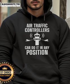 Premium Air Traffic Controller hoodie featuring flight control design, perfect for aviation enthusiasts and professionals.