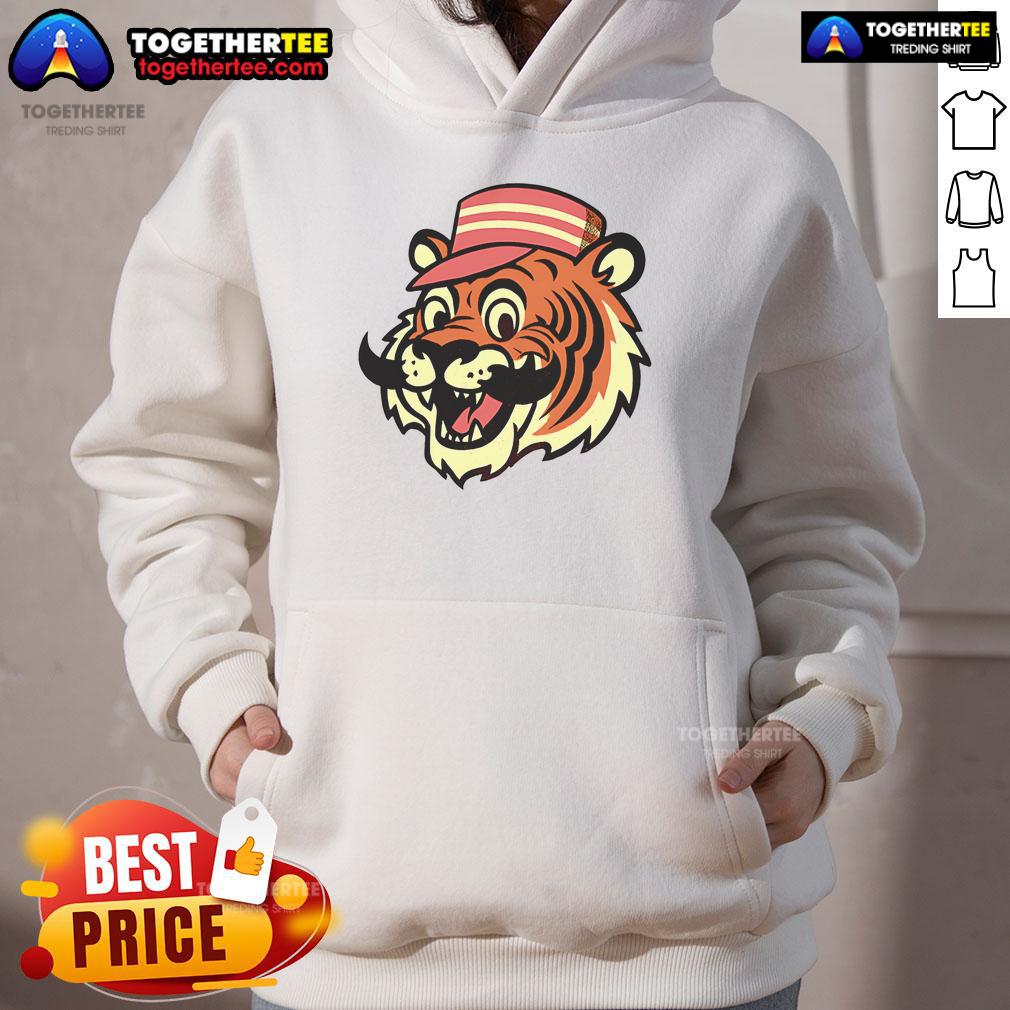 Premium Baseball Tiger Hoodie Premium Baseball Tiger Hoodie featuring a bold tiger graphic, perfect for sports enthusiasts and casual wear.