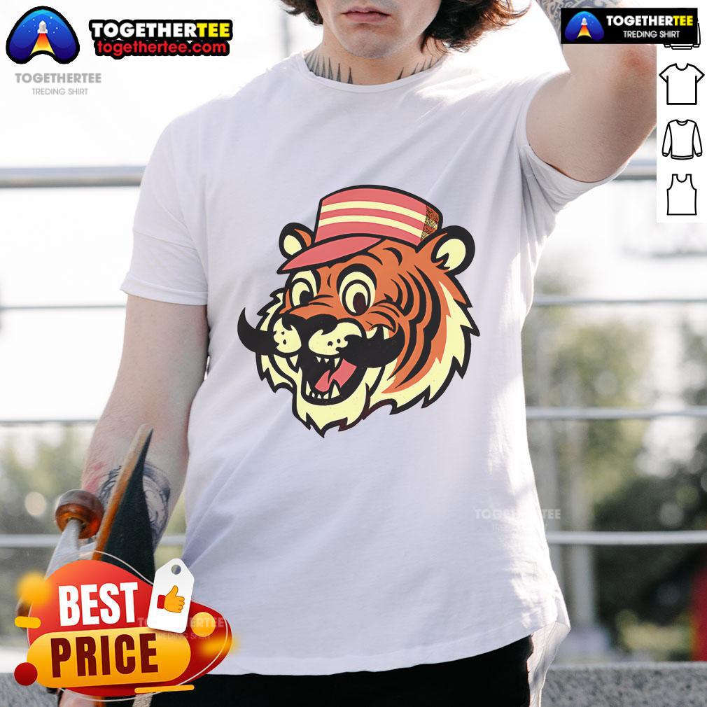 Premium Baseball Tiger T Shirt Premium Baseball Tiger T-Shirt featuring a bold tiger graphic and soft fabric, perfect for sports enthusiasts and casual wear.