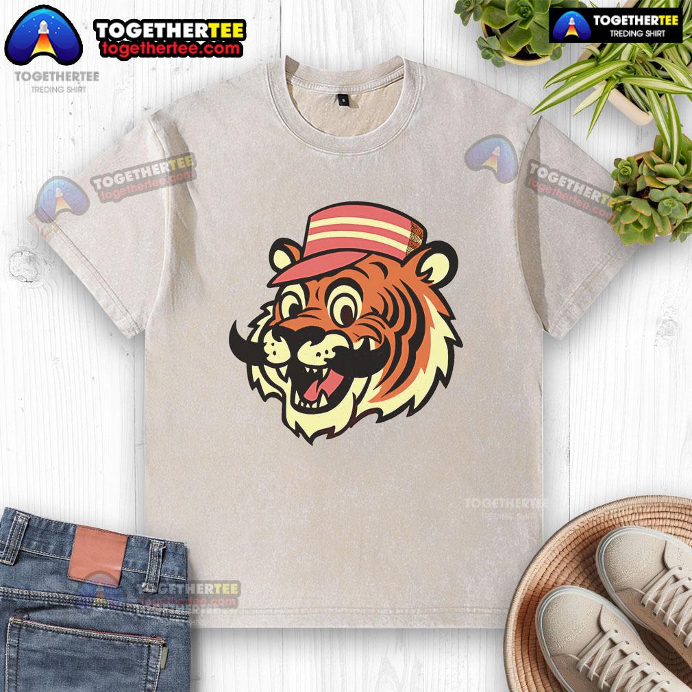 Premium Baseball Tiger Washed T Shirt