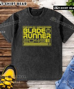 Premium Blade Runner 2049 washed t-shirt featuring a stylish graphic design for sci-fi movie fans.