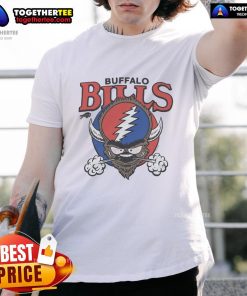Premium Buffalo Bills Homage NFL x Grateful Dead T-Shirt featuring vibrant graphics and a unique design for fans.