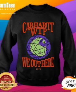 Premium Carhartt WIP We Out Here Merch 2025 Sweatshirt in black, showcasing stylish streetwear design and logo.