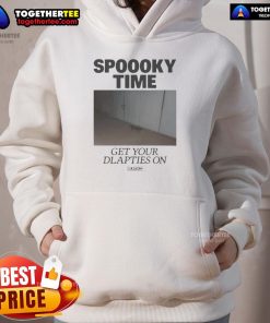 Premium Caseoh Spoooky Time hoodie featuring a playful Halloween design, perfect for cozy autumn days and festive fun.