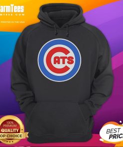 Premium Chicago Cubs hoodie featuring cats design, perfect for baseball fans and cozy casual wear.