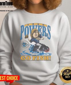 Premium Chad Powers Go Fish Sweatshirt featuring a stylish design, perfect for casual wear and fans of Chad Powers.