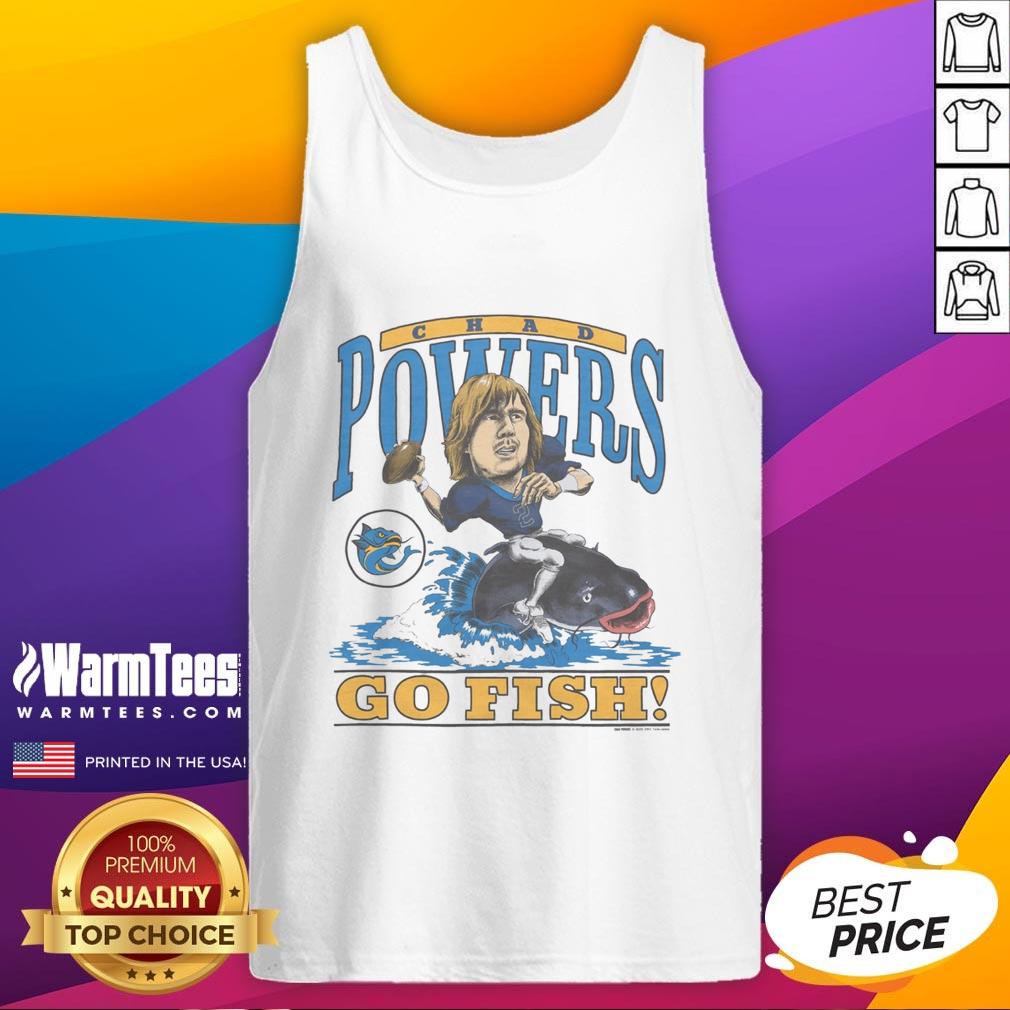 Premium Chad Powers Go Fish Tank Top Premium Chad Powers Go Fish tank top featuring a vibrant design, perfect for casual summer outings and beachwear.