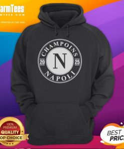 Premium Champions Napoli 2025 Hoodie showcasing vibrant team colors and stylish design, perfect for Napoli fans.