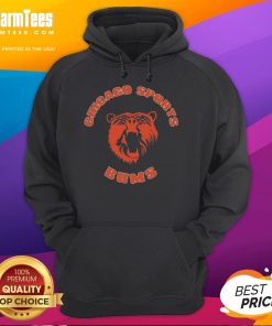 Premium Chicago Bears Sports Bums Hoodie in navy blue, featuring team logo and comfortable fit for fans.