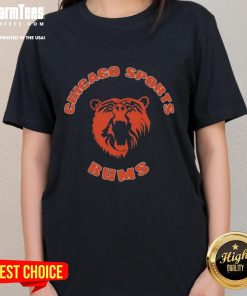 Premium Chicago Bears Sports Bums Ladies Tee featuring team logo and stylish design for female fans.