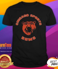 Premium Chicago Bears Sports Bums T-Shirt featuring vibrant team colors and logo, perfect for fans and casual wear.