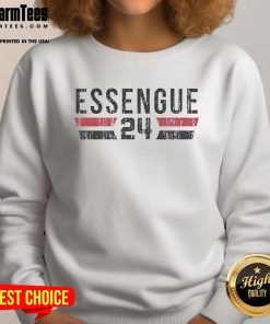 Alt Text: Premium Chicago Bulls Noa Essengue 24 font sweatshirt featuring vibrant team colors and stylish design for fans.