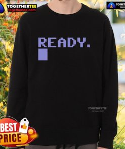 Premium Commodore C64 Ready Sweatshirt featuring retro design, perfect for vintage gaming enthusiasts and stylish comfort.