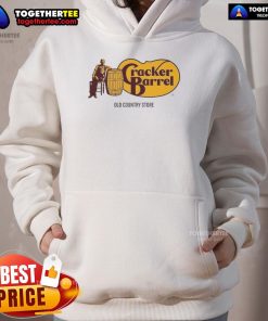 Alt Text: Premium Cracker Barrel Old Country Store logo hoodie showcasing a cozy design and classic branding for fans.