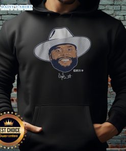 Premium Dak Prescott swag head hoodie featuring a stylish design, perfect for Dallas Cowboys fans.