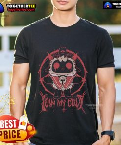 Premium Demon Lamb Lord T-Shirt from Cult Of The Lamb featuring vibrant graphics and unique design for fans.