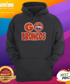 Alt Text: Vintage NFL hoodie featuring the 1998 Denver Broncos football roster, perfect for fans of premium sports apparel.