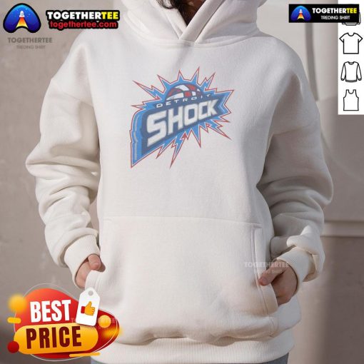 Premium Detroit Shock Hoodie in vibrant colors, showcasing stylish design and comfortable fit for fans and fashion lovers.