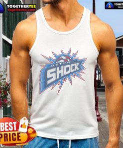 Premium Detroit Shock tank top featuring a stylish design, perfect for fans and casual wear enthusiasts.