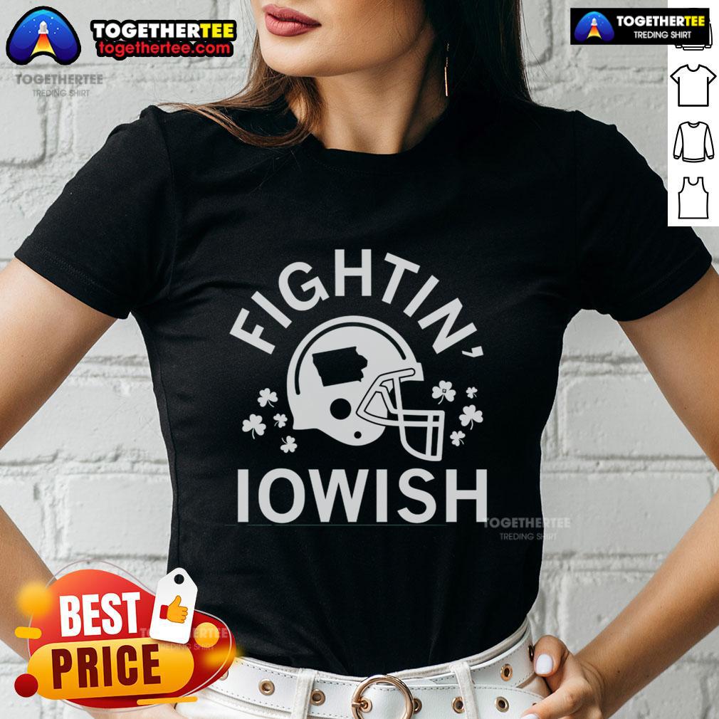 Premium Fightin Iowish Ladies Tee Premium Fighting Irish ladies tee featuring vibrant colors and comfortable fit, perfect for game day style.