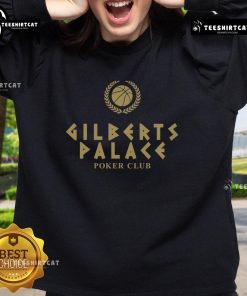 Premium Gilberts Palace Poker Club sweatshirt featuring a stylish design, perfect for poker enthusiasts and casual wear.
