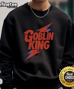 Premium Goblin King Sweatshirt featuring a vibrant design, perfect for fantasy fans and stylish comfort wear.