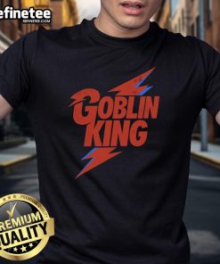 Premium Goblin King T-Shirt featuring a vibrant design and comfortable fit for fantasy fans and collectors.