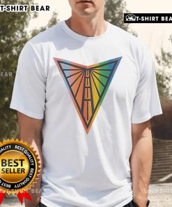 Premium Golden State Valkyries WNBA Pride Logo T-Shirt featuring vibrant colors and a stylish design for fans.