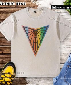Alt Text: Premium Golden State Valkyries WNBA Pride Logo washed t-shirt featuring vibrant colors and soft fabric design.